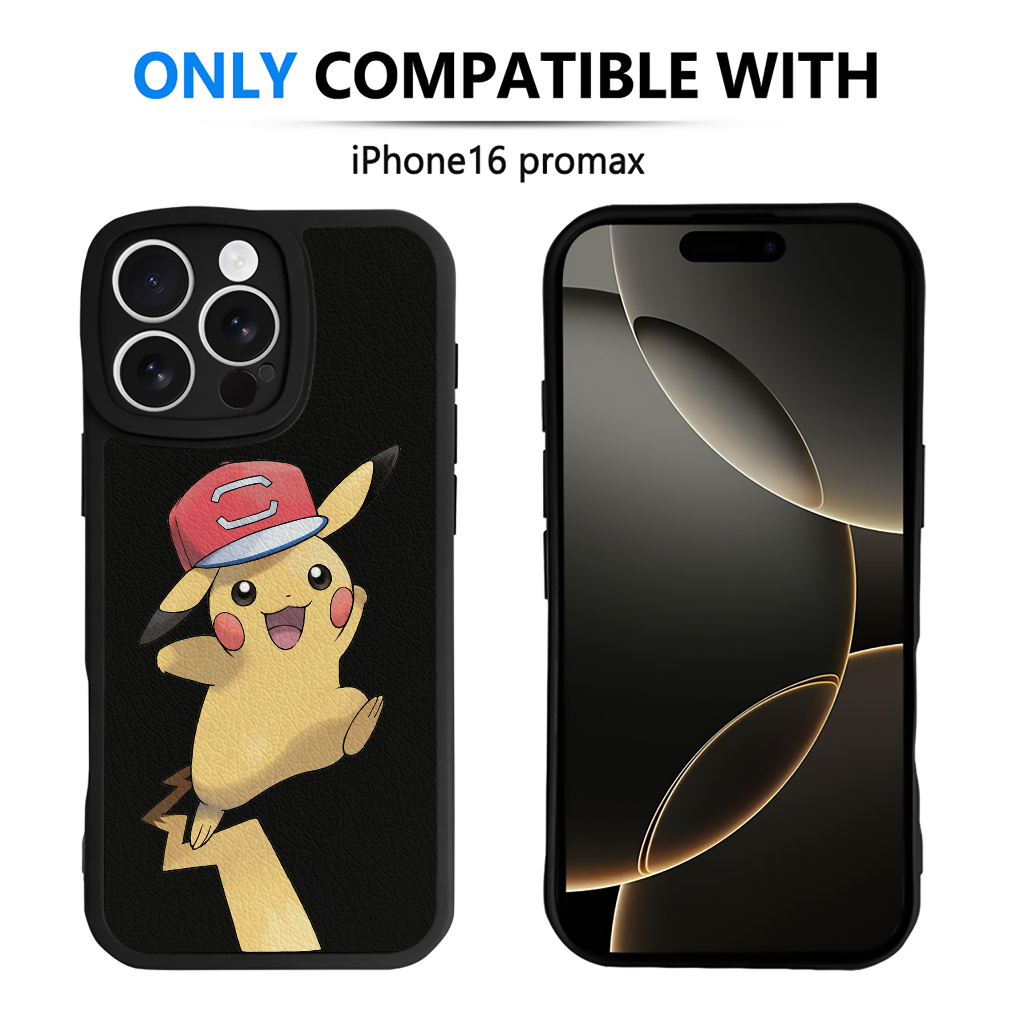 （画像用） ポケットモンスター Pokémon 【iPhone 16シリーズ対応】シリコンスマホケース（レザー調） 材質：シリコン